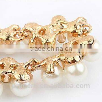Wholesale Imitation Pearl Direct Selling Glisten Crystal Natural Pearl Collar Necklaces photo-4