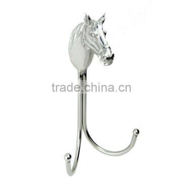 Horse Head bathroom two stainless steel robe hook