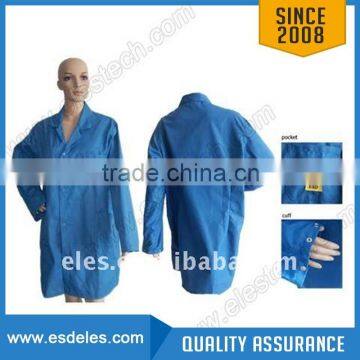 esd clothes with metal press button antistatic clothes
