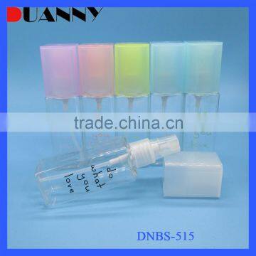 Square Cosmetic PET Spray Bottle Packaging,Square Cosmetic Spray Bottle