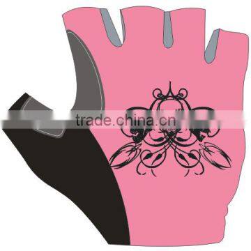 Pink Skull 2015 Hot Sales Gloves Latex