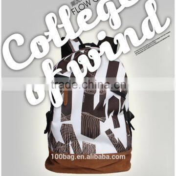 wholesale canvas backpack bag, leaper casual style canvas laptop backpack