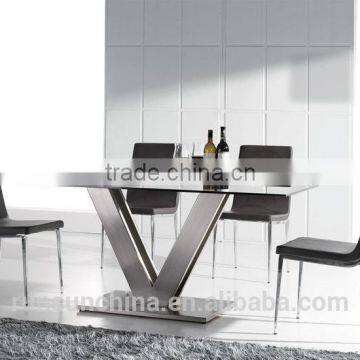 temper glass dining room tables(ST-043)