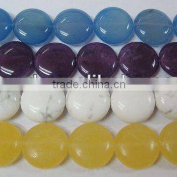 Gemstone howlite round jewelry beads