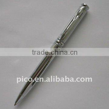 Good quality shiny metal ballpoint pen suit for promotion