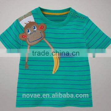 100%Cotton Baby Wholesale Clothing Baby China 13-18Months Baby Kid Boys T-Shirt With Print Or Embroidery Design Kid T-Shirt