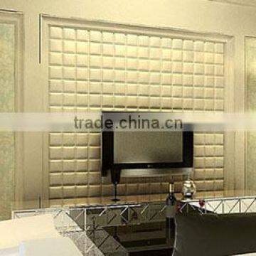 GLM Leather wall panel Interior decoration wave pattern wall panels New HOT products bring you new profit