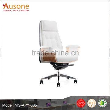 High End Luxury Modern Stainless Steel Swivel Leather Executive Office Chair photo-1