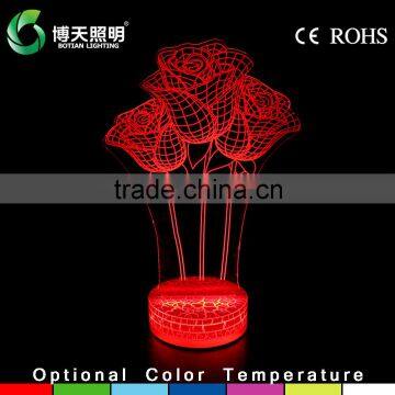 Wholesale fancy design 3d decorative led night lamp with CE rohs                        
                                                Quality Choice