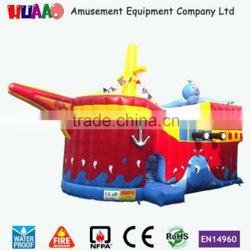 Fashion Pirate Ship Bouncy Castle Slide photo-3