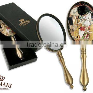 CARMANI medium handbag mirror GUSTAV KLIMT Design