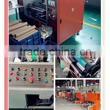 disposable aluminum coating machine automatic aluminum foil roll wrapping machine