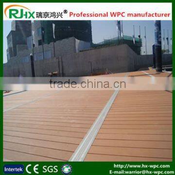 wood composite decking white for outdoor deck flooring/good price wood plastic composite decks