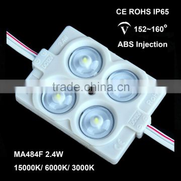 2.4watt ABS injection led modules with lens smd 2835 5050 led modules constant current CC