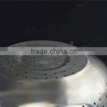Hot Selling Kitchenware Pure Color Multifunctional Stainless Steel Strainer Bowl photo-5