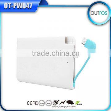 Credit card size power bank for gift