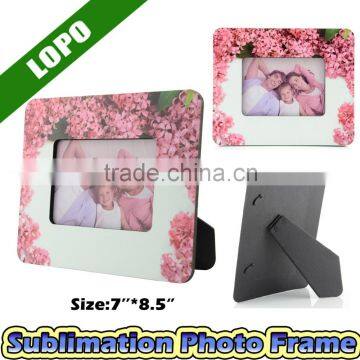 7''*8.5'' Sublimtion printable blank MDF Photo Frame as Customized gift