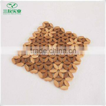 China alibaba bulk Hot Sell Square Bamboo Pot Mat