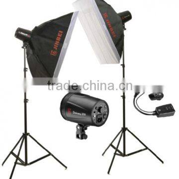 JINBEI Professional Studio Flash 250W D-250 Kit 1, Photographic Flash Kit, Strobe Kit, Photographic Equipment