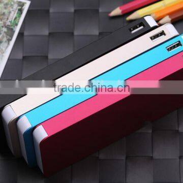 large capacity 12000mAh Alloy Portable Power Bank Charger