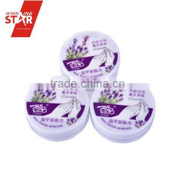 winningstar wholesale new portable new nail polish remover pads wipes