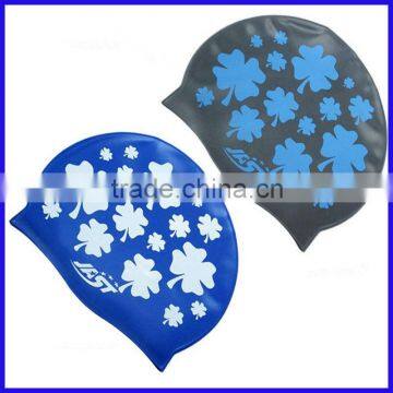 cheap price colorful silicone swimming caps for kids and adults