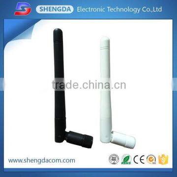 Foldable 2.4G wifi rubber antenna,laptop usd internal wifi antenna