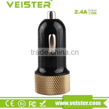 black and gold single port and cheap usb car charger