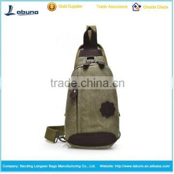 wholesale BagsLeisure Sports Canvas bag Custom Unisex Outdoor Messenger bag