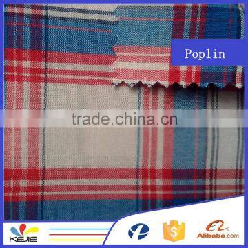 made in China 32S Yarn Dyed Cotton Fabric check pattern shirt fabric