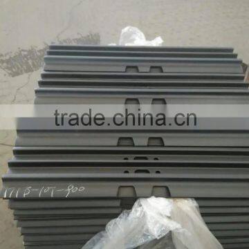 Top quality warranty 2000h excavator track pad EX100 EX120 ZX120 track shoe,size 10*900mm