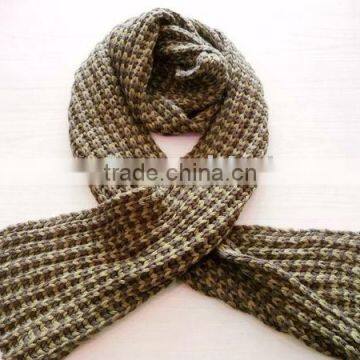fashion lady acrylic cashmere knitted scarf