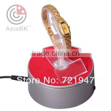 dia10cm h4.4cm--battery powered LED display base/holder urntablefor photography props 3d scanning Christmas tree rotating displa
