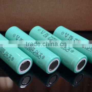 2600mAh 3.7v Rechargeable 18650 lithium battery for power bank