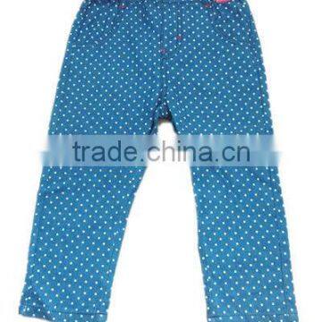 dotted print latest design jeans pants