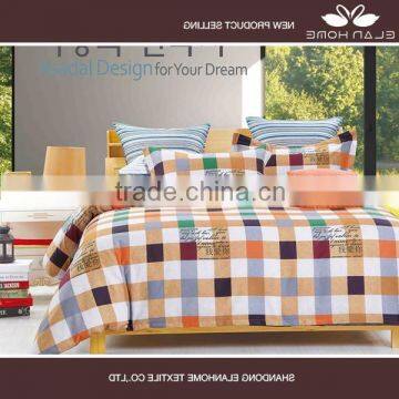 100% cotton 128*68 40s*40s pigment printting wholesale quilt cover set with zipper