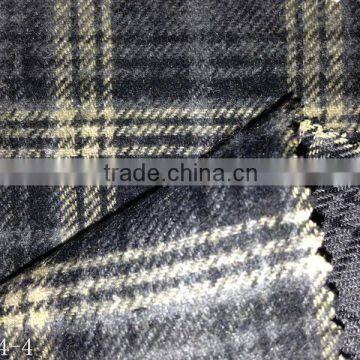 16s Peached Yarn Dyed Cvc Fabric for Clothing,shirt With Ready Bulk