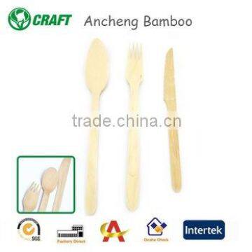 environmental wooden forks and spoons