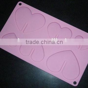 Heart and love theme design silicone chocolate mold