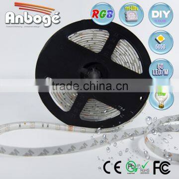Factory wholesale led strip 5m flexible 220v 5050 led strip waterproof 5050 smd rigid rgb strip