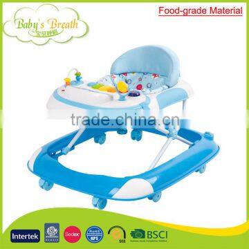 BW-02B food-grade pp material healthy outdoor baby walker parts, big wheel baby walker