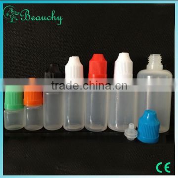 empty dropper bottles for e-liquids mini small plastic bottles with caps wholesale PE BOTTLE