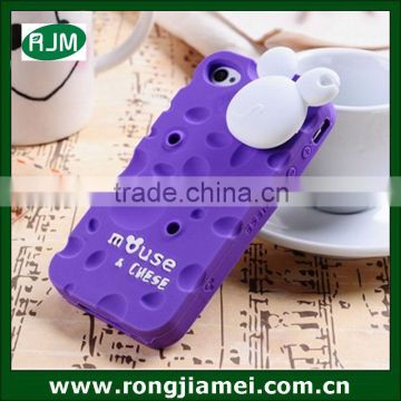 Multifunctional purple silicone cell phone case with fragrance chese