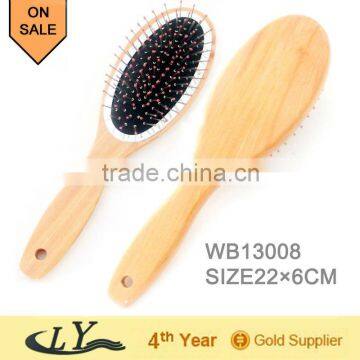 wooden hair brush