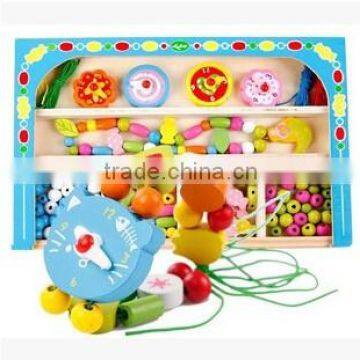 baby educational DIY beading, beaded hand toys