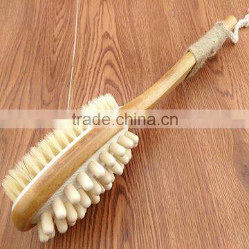 Natural Sisal bamboo body wash brushes