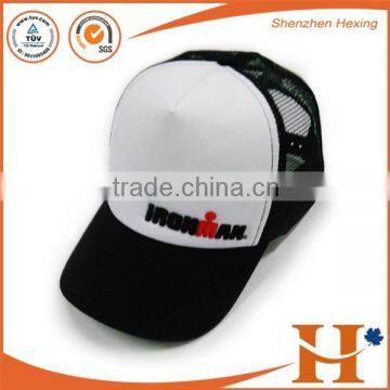 5 Panel foam mesh trucker caps hat two tones custom printed logo