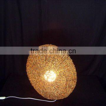 2015 Decorative rattan wicker table lamps/lights