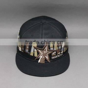 CUSTOM FASHION 100%ACRYLIC PUFF EMBROIDERY SNAPBACK CAPS