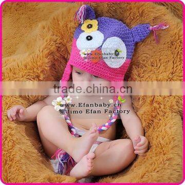 knit crochet owl baby hat newborn knitted baby hat crochet baby hat pattern